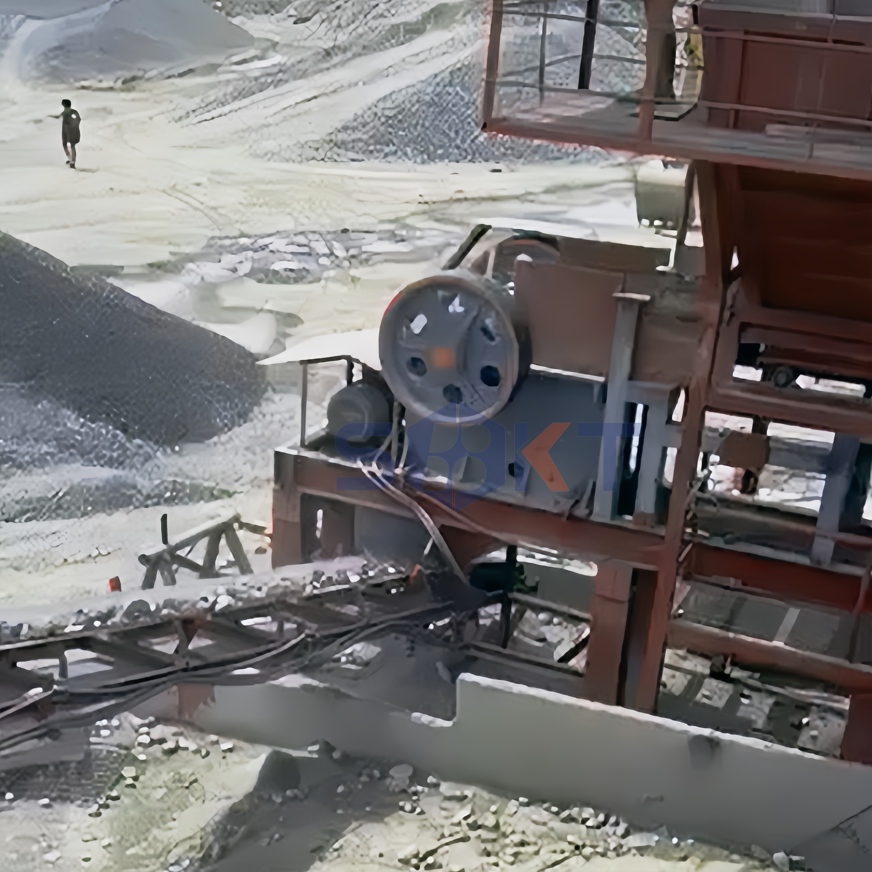 Jaw crusher scene picture