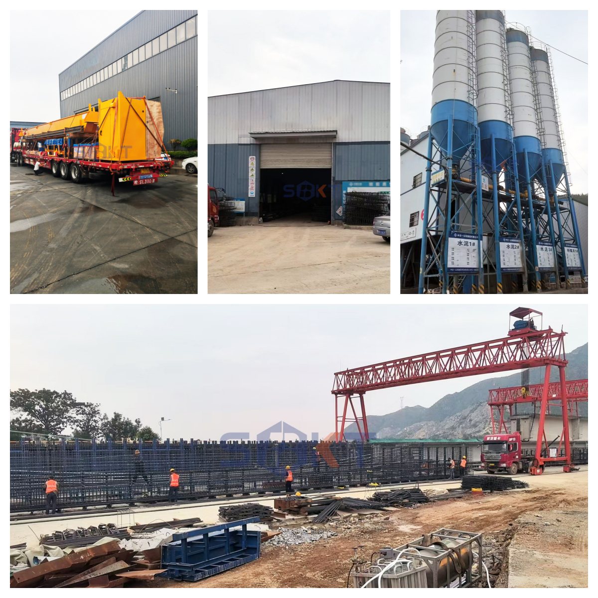 500tph stone crushing production line site